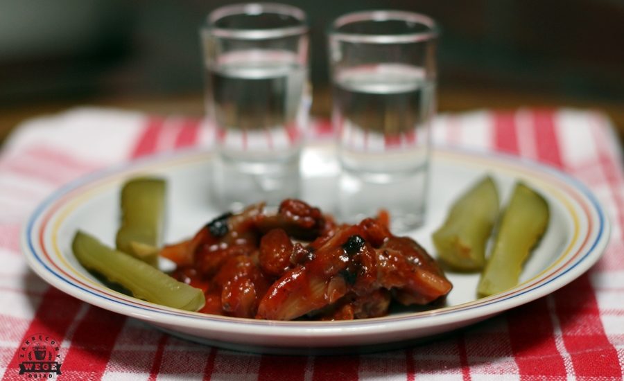 Boczniaki a'la śledź